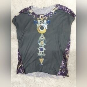 Antik Batik Green Casual Top Size  S